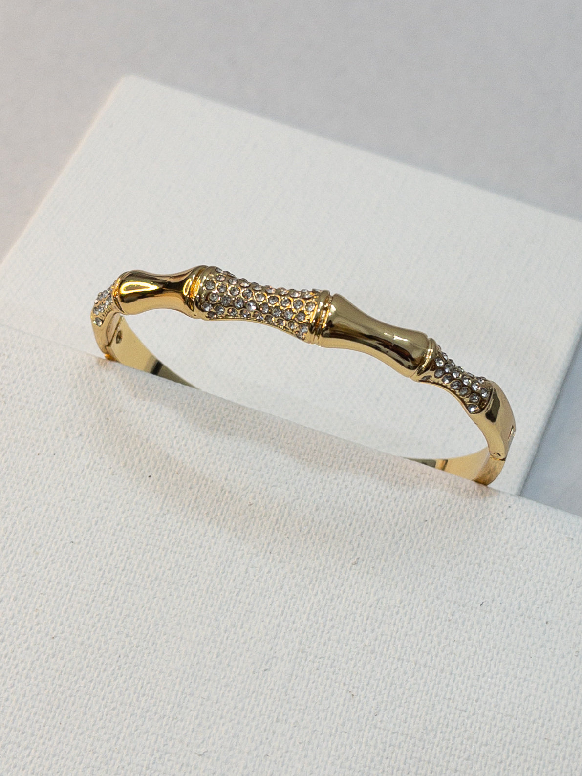 Heavy Zircon stone cuff Bracelet