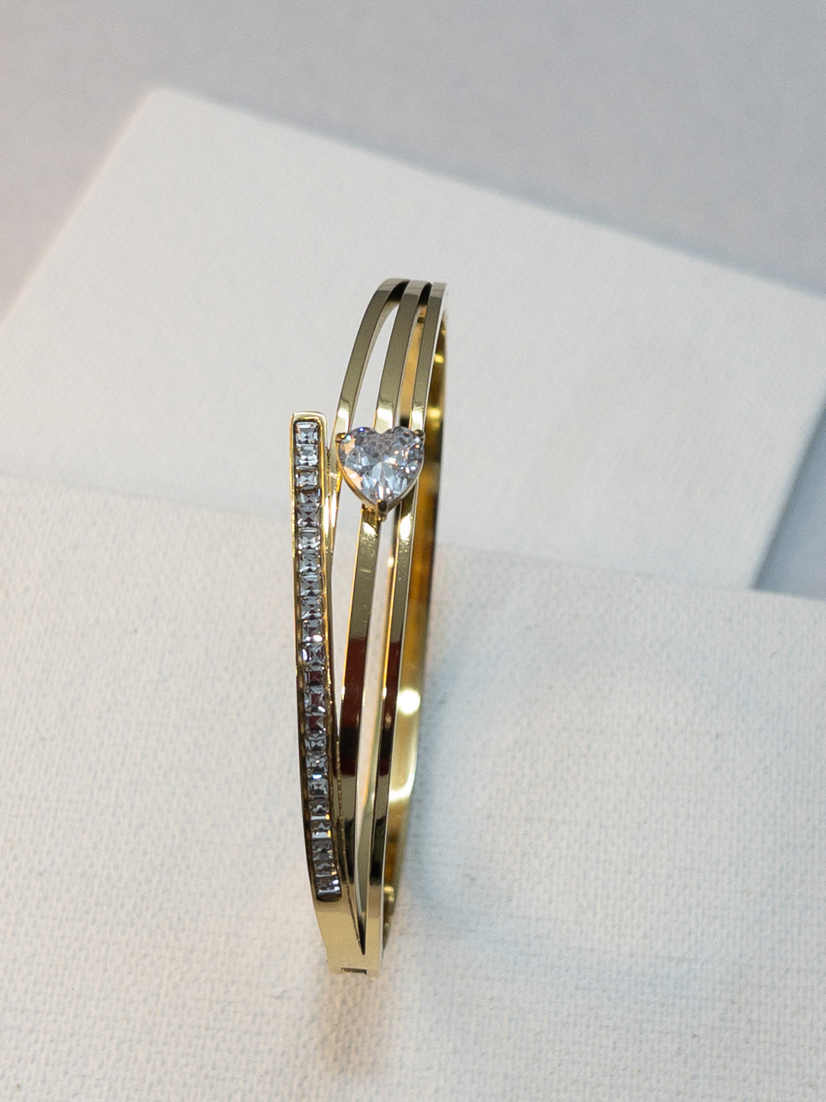 Luxury Heart Zircon Diamond Bracelet