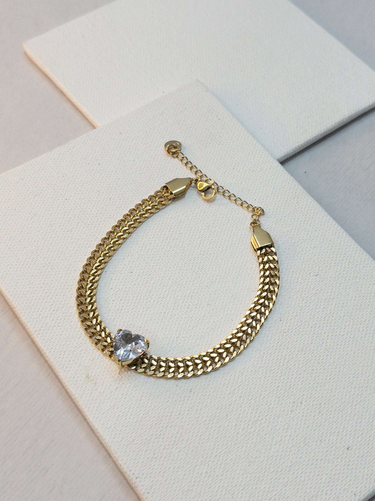 Diamond Charm Bracelet