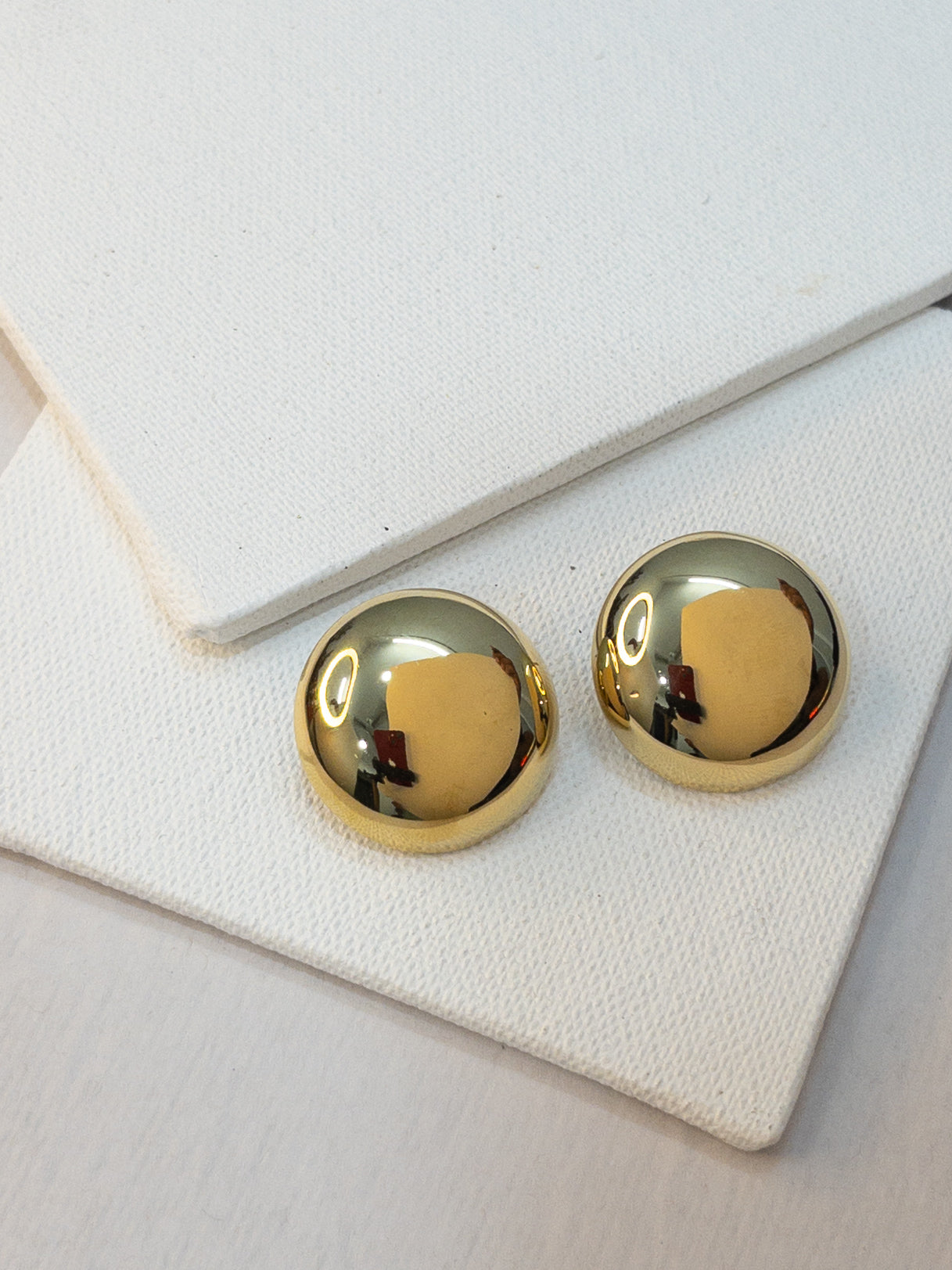 Vintage Button Earrings