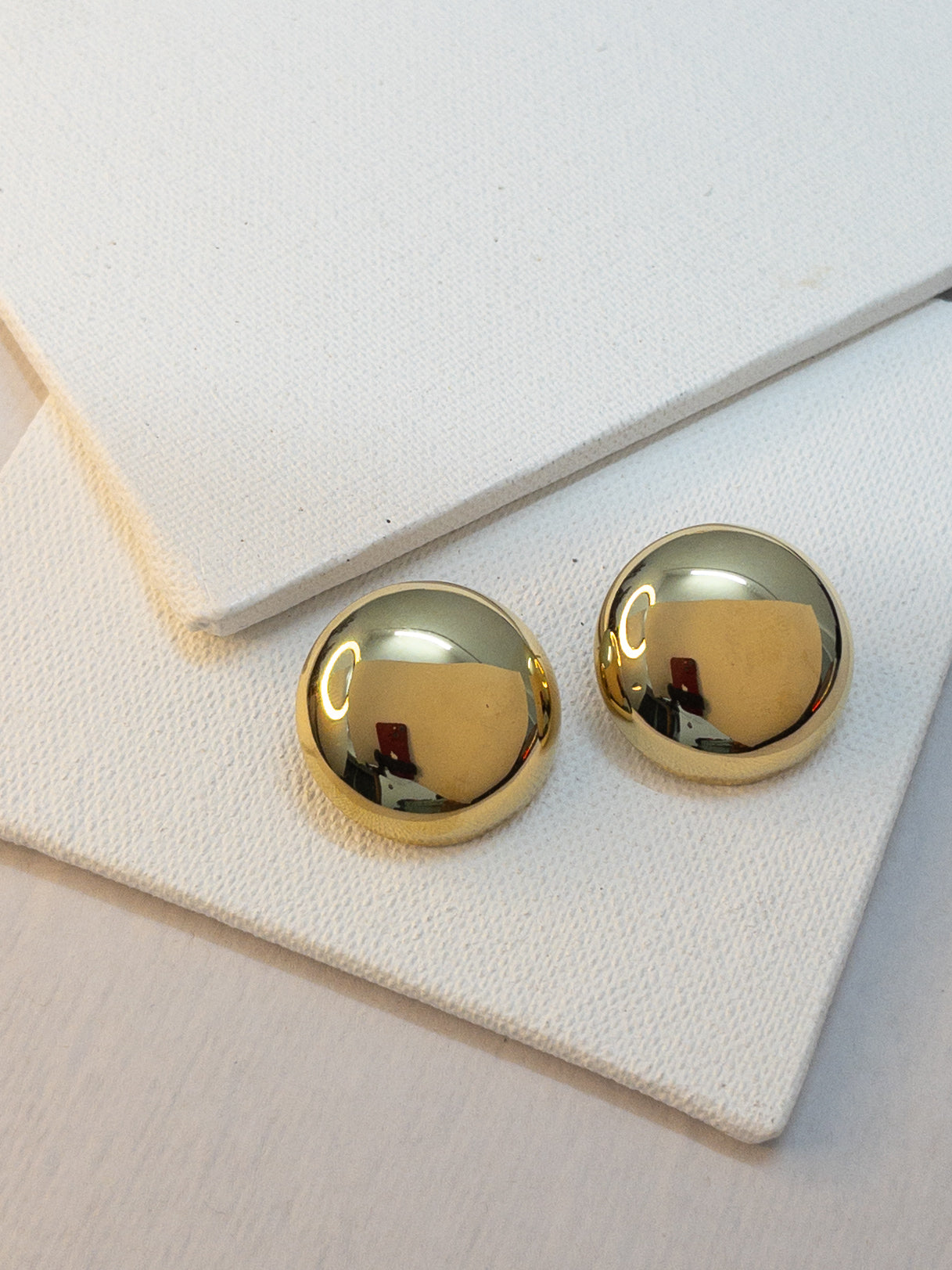 Vintage Button Earrings