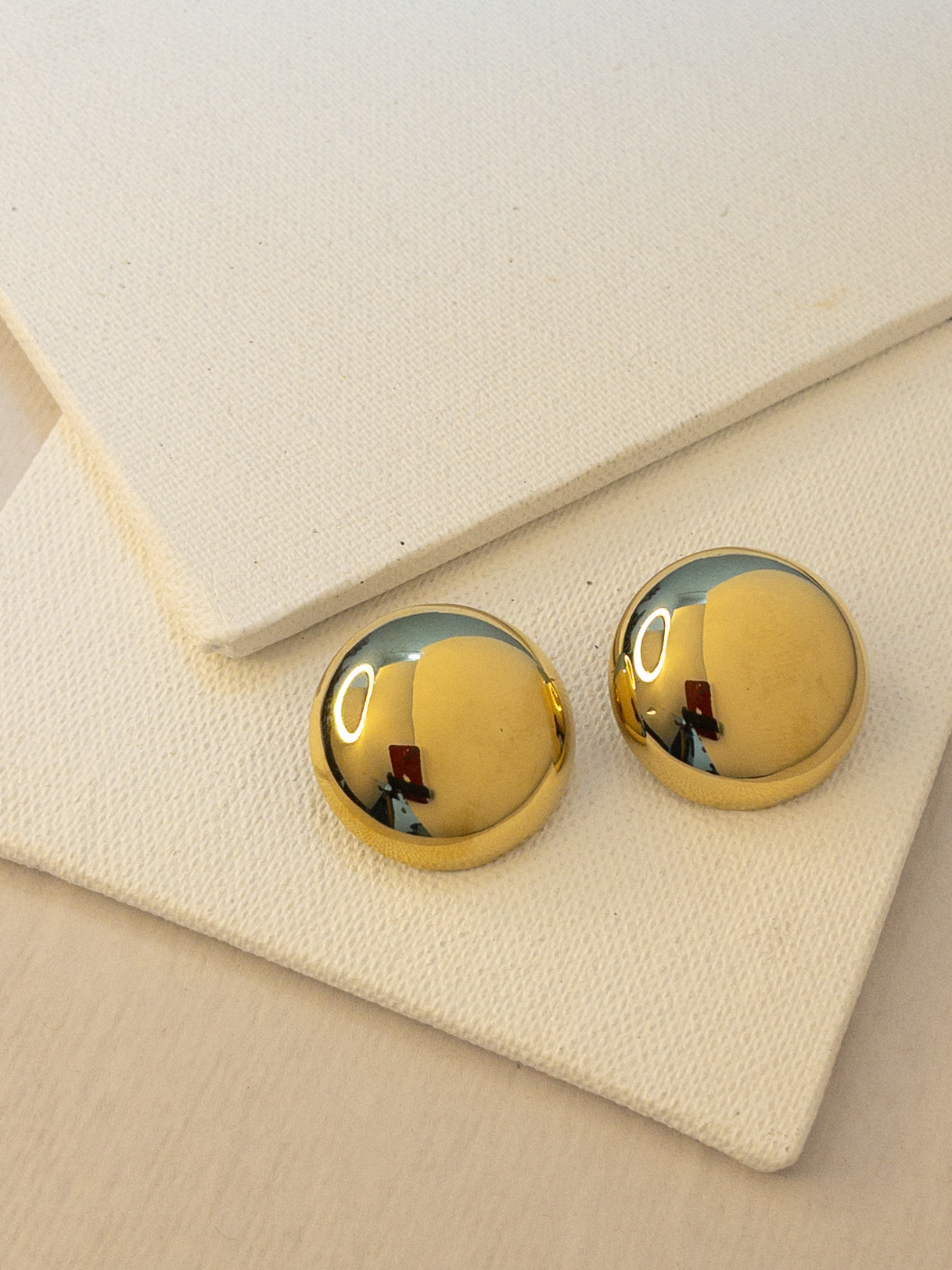Vintage Button Earrings