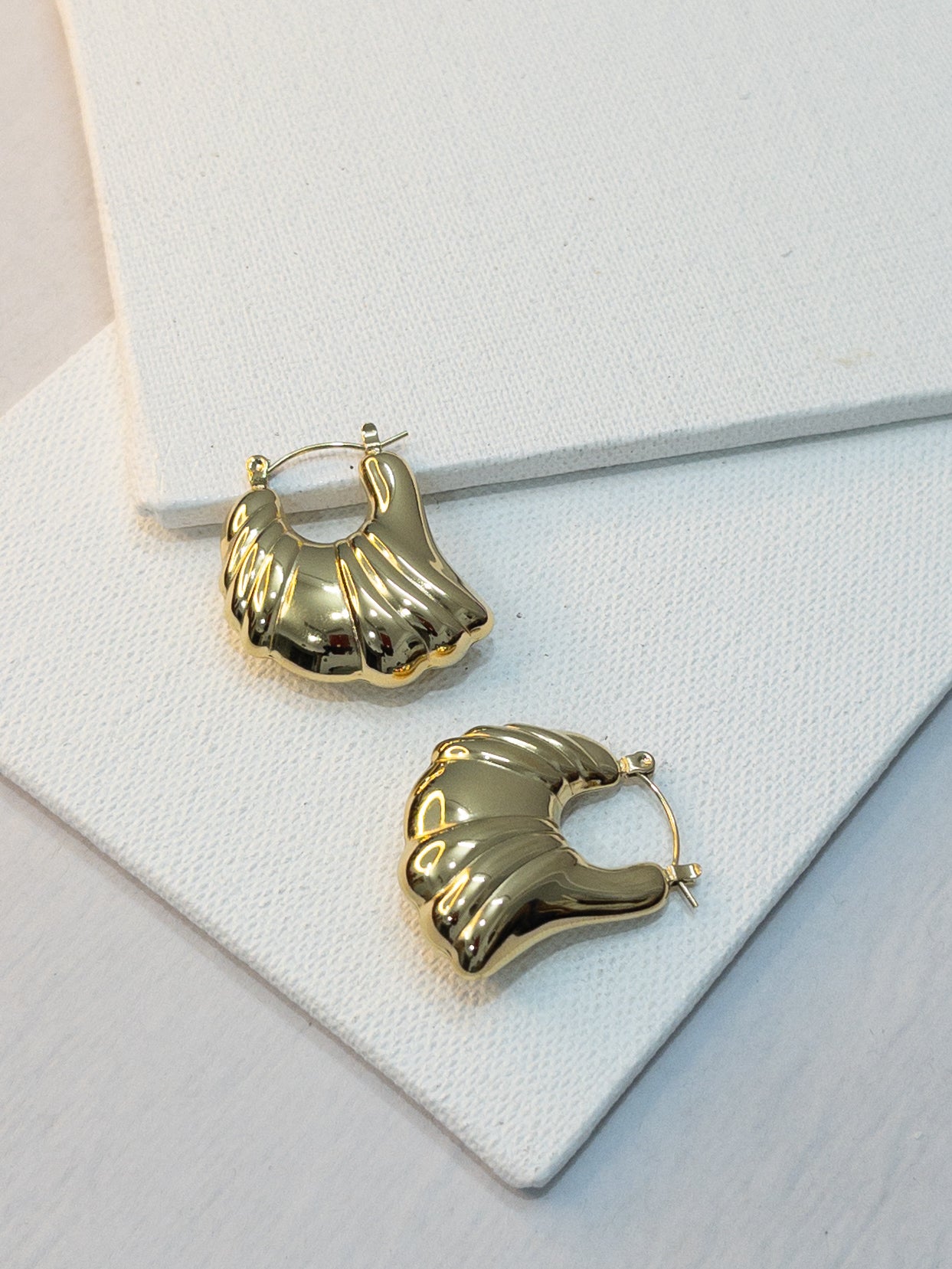 Half FisherWomen Hoop Earrings