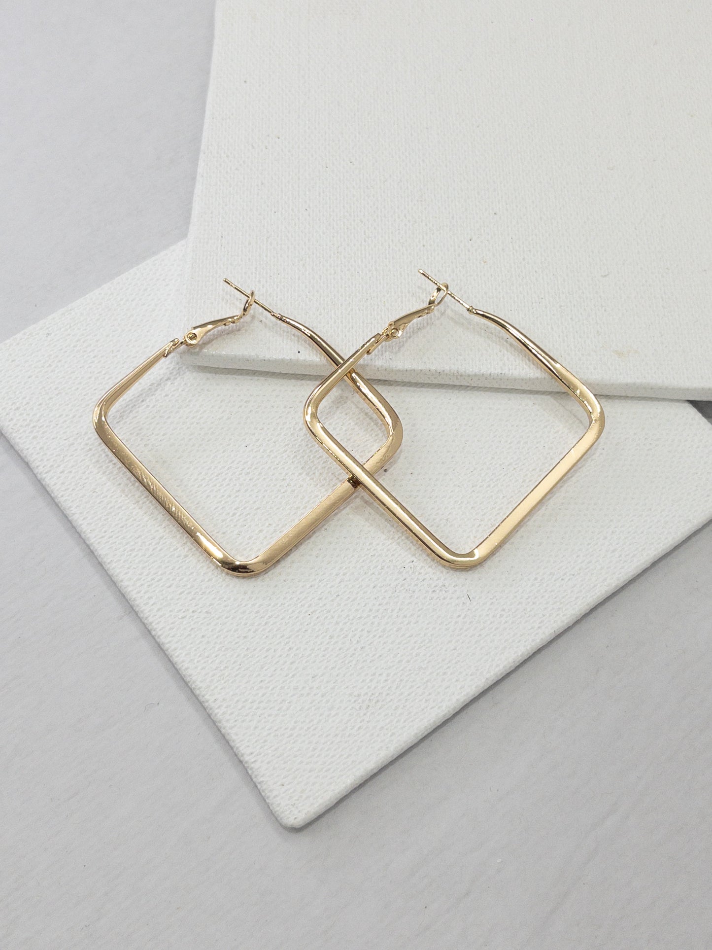 All day Square Hoop Earrings