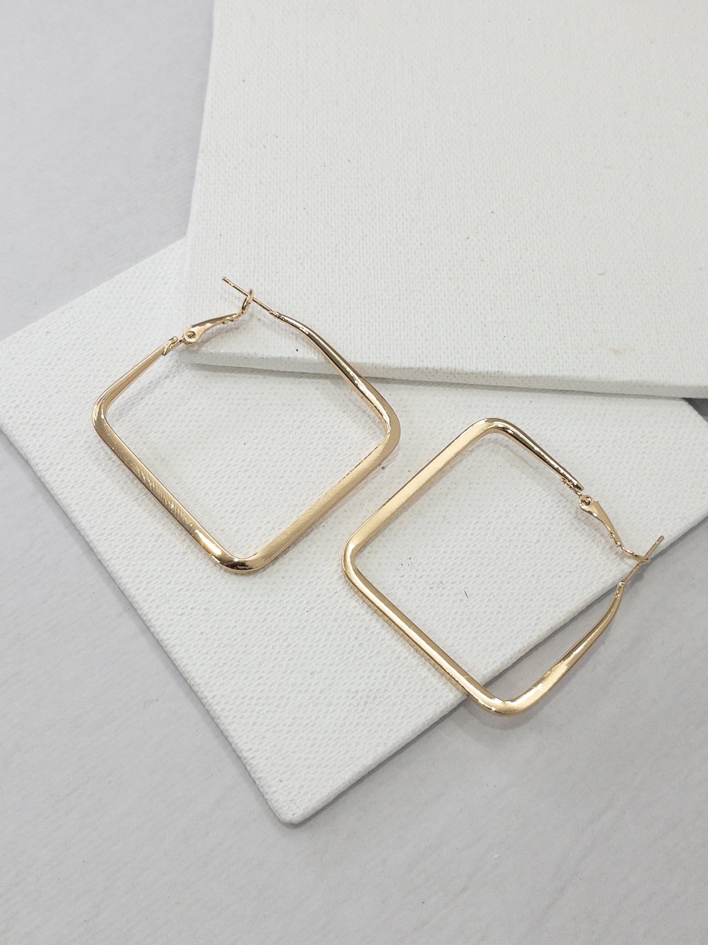 All day Square Hoop Earrings