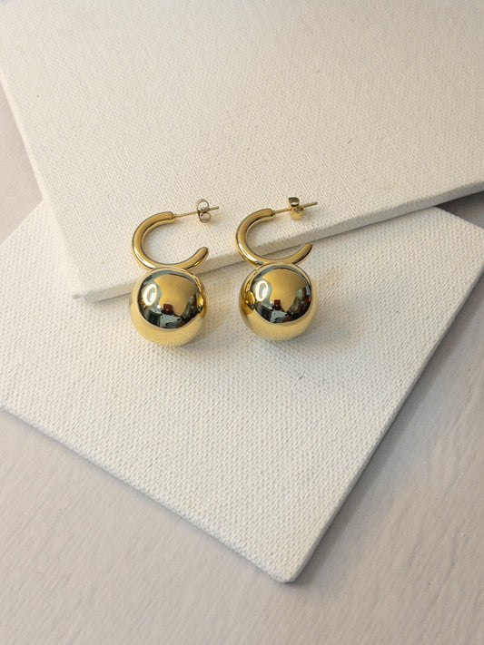 Hoopy drop Earrings