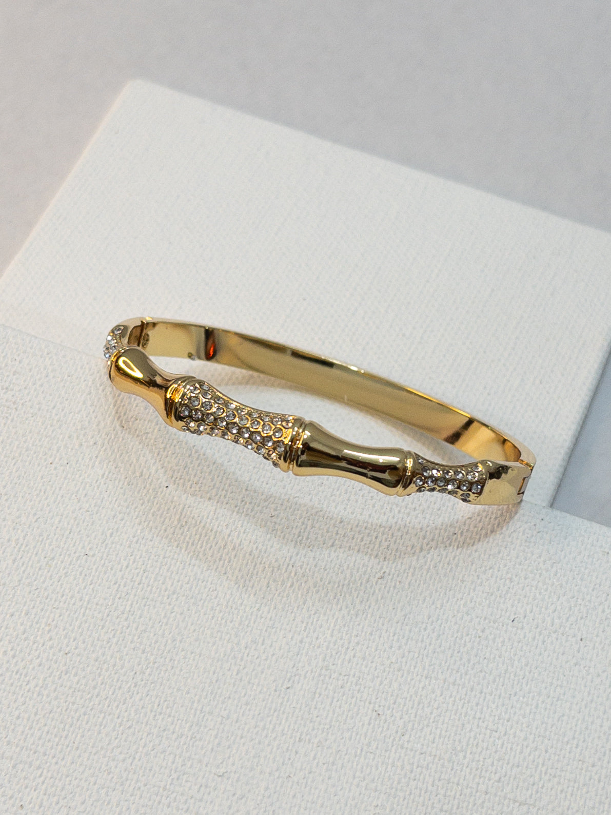 Heavy Zircon stone cuff Bracelet