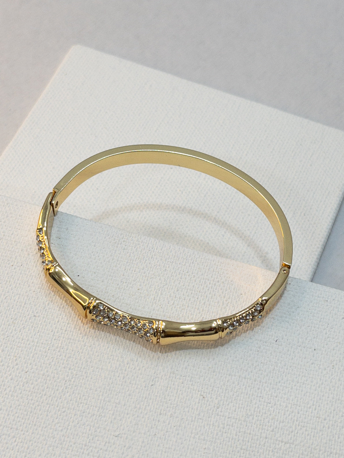 Heavy Zircon stone cuff Bracelet