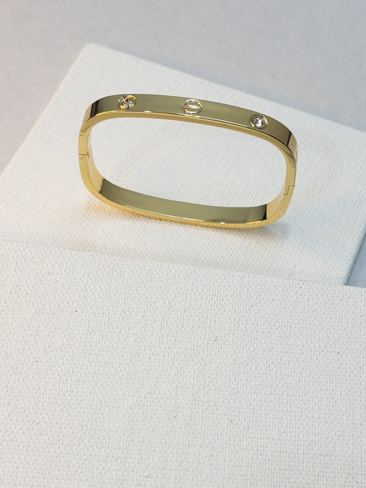 Golden Link Heavy Bracelet