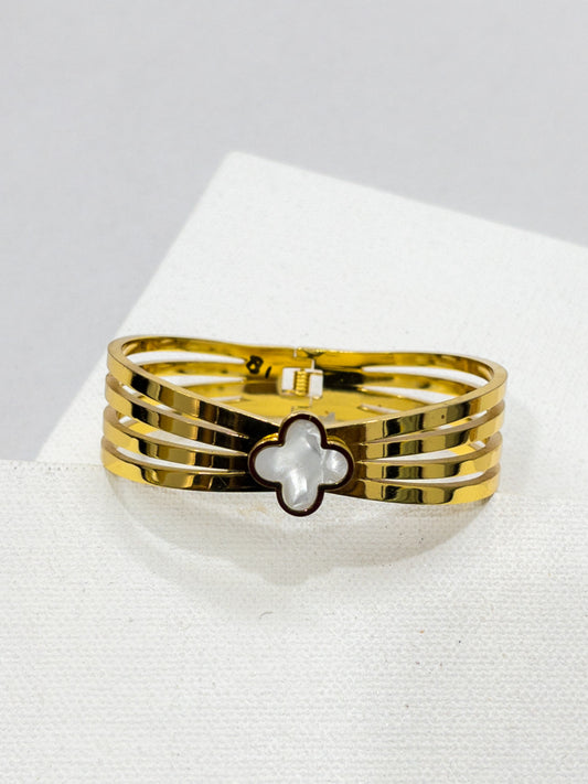 Clover Cuff Bracelet