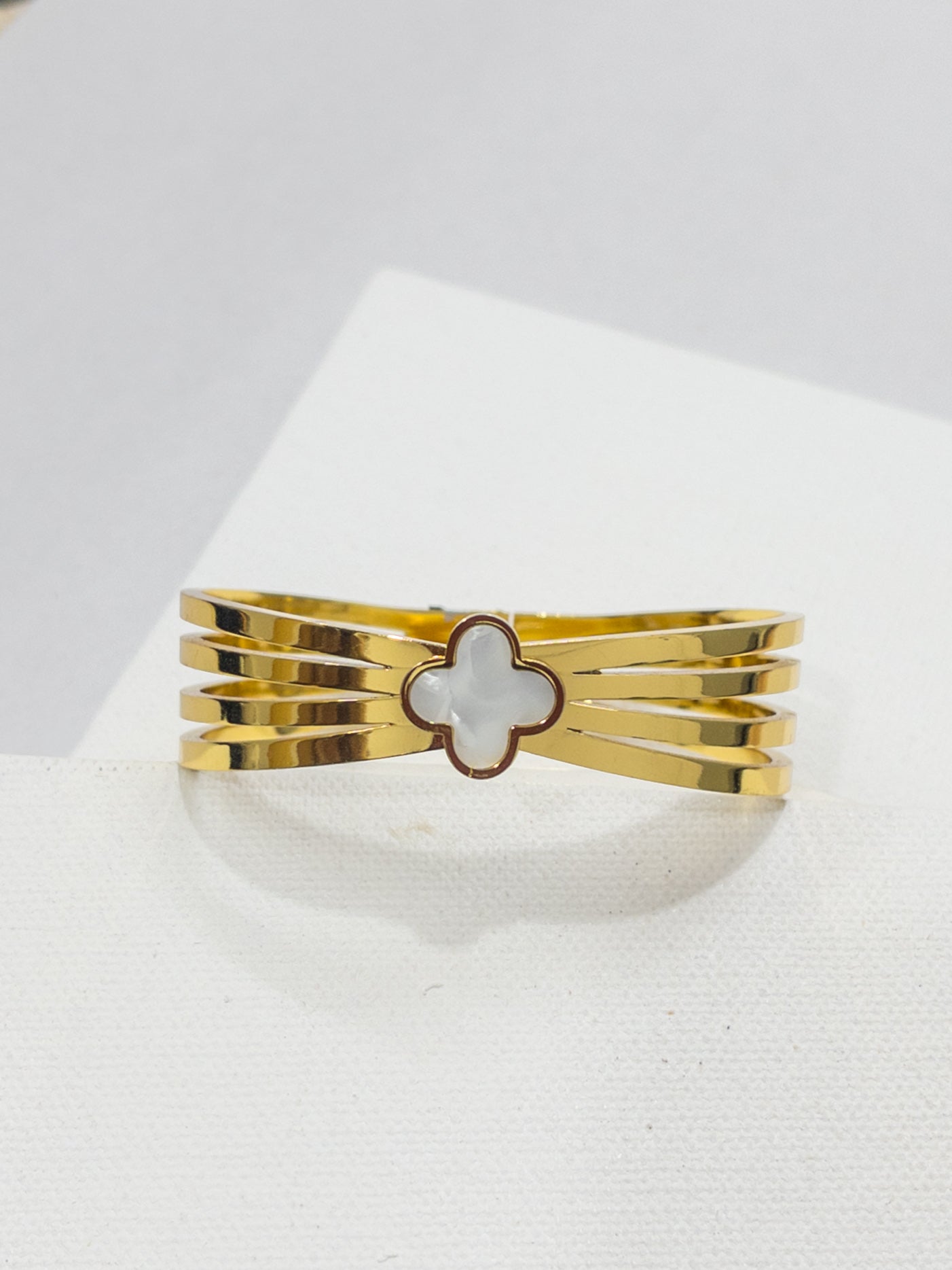 Clover Cuff Bracelet